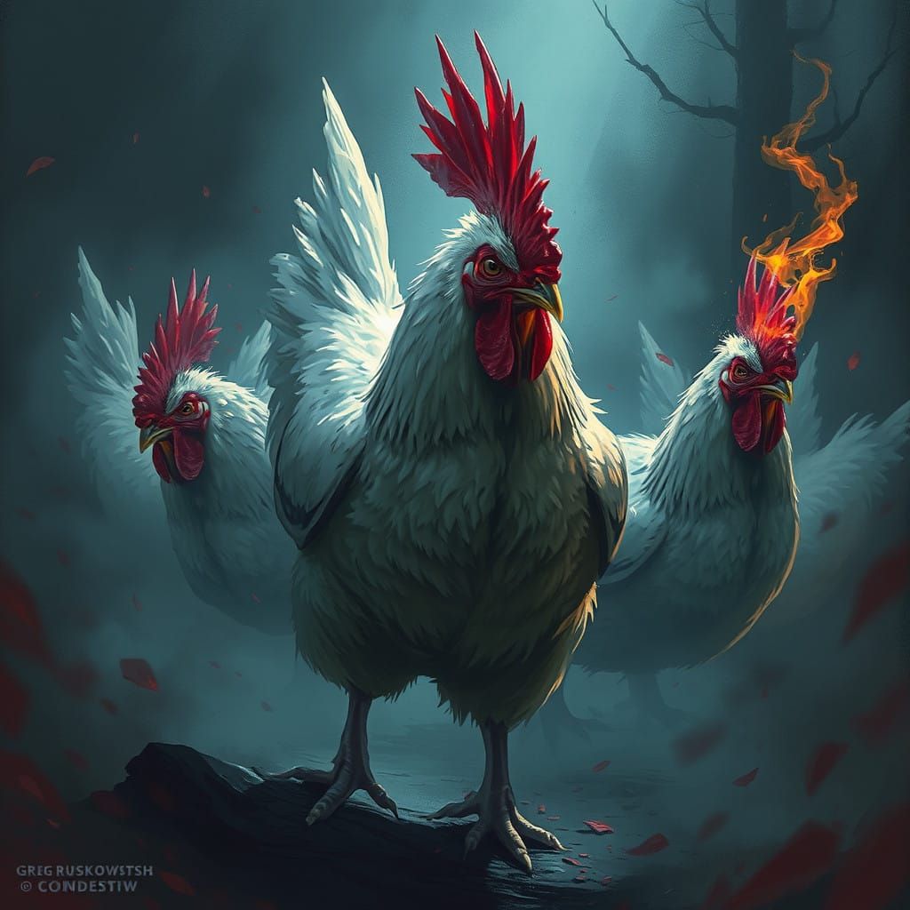 Release the genetically-engineered angry vampire chickens th...
