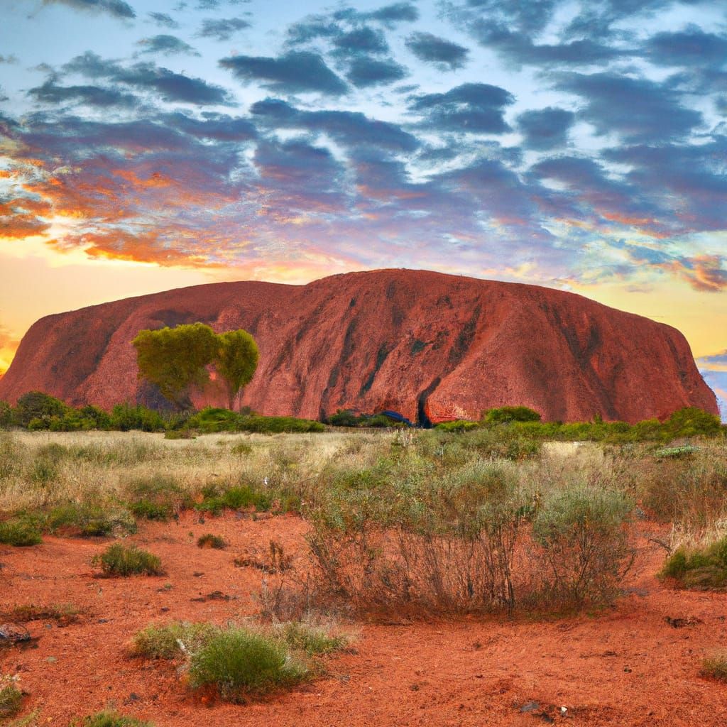 Uluru Sunset: HDR Landscape Photography
