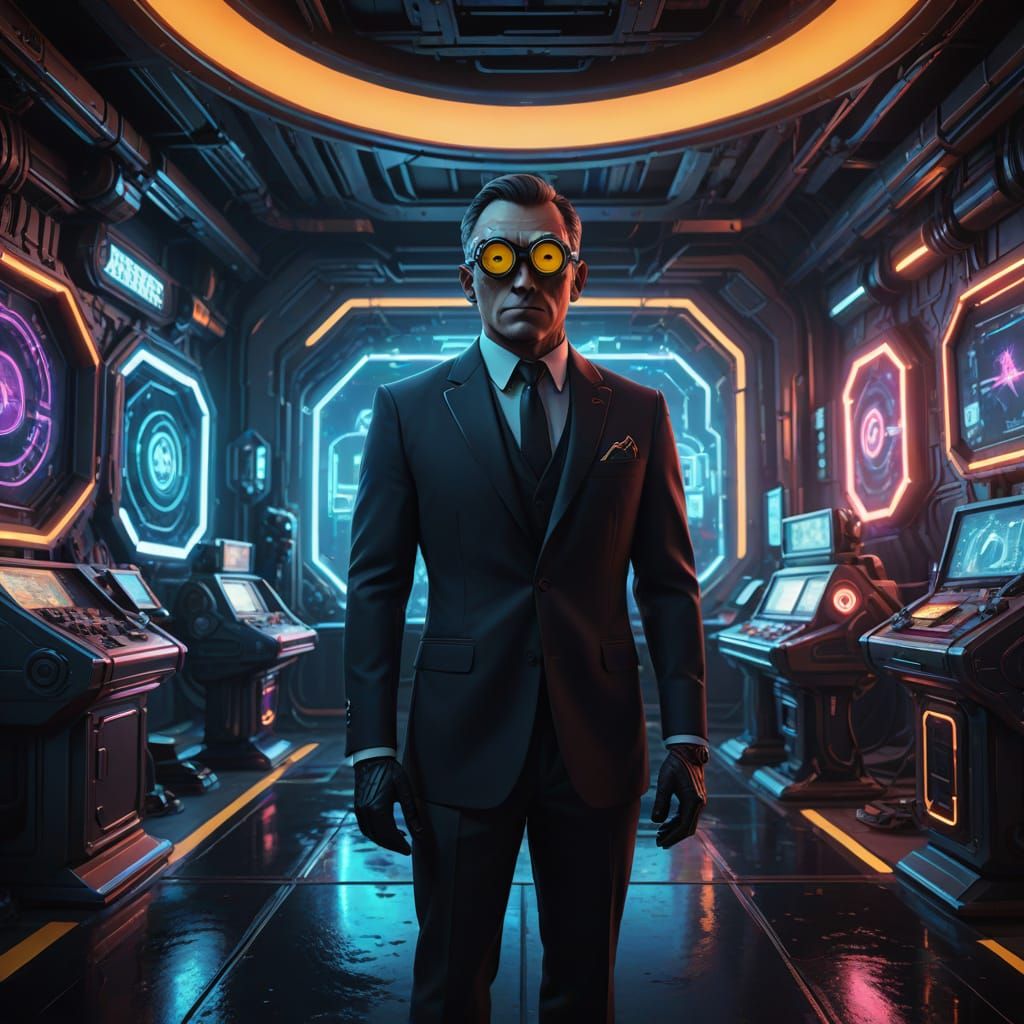 Minion in Futuristic James Bond Tuxedo, Inspired by Classic ...