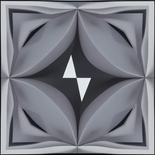 Op Art Geometric Abstraction Inspired by Vasarely and Riley