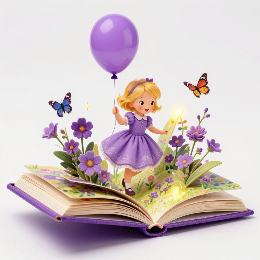 Little Lil loves purple.