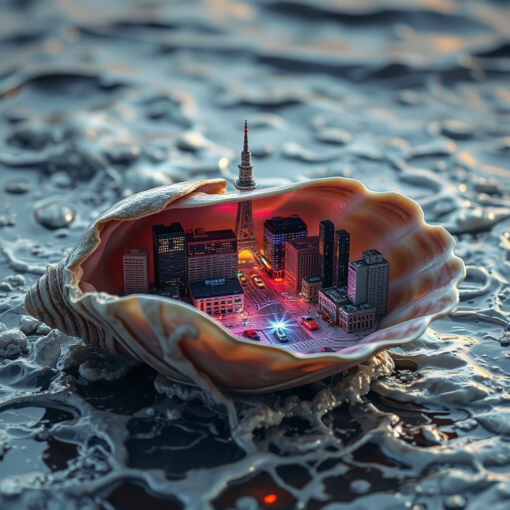 Seashell Reveals Cyberpunk Cityscape
