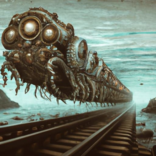 Cuttlefish Train Journey to the Bottom of the Sea