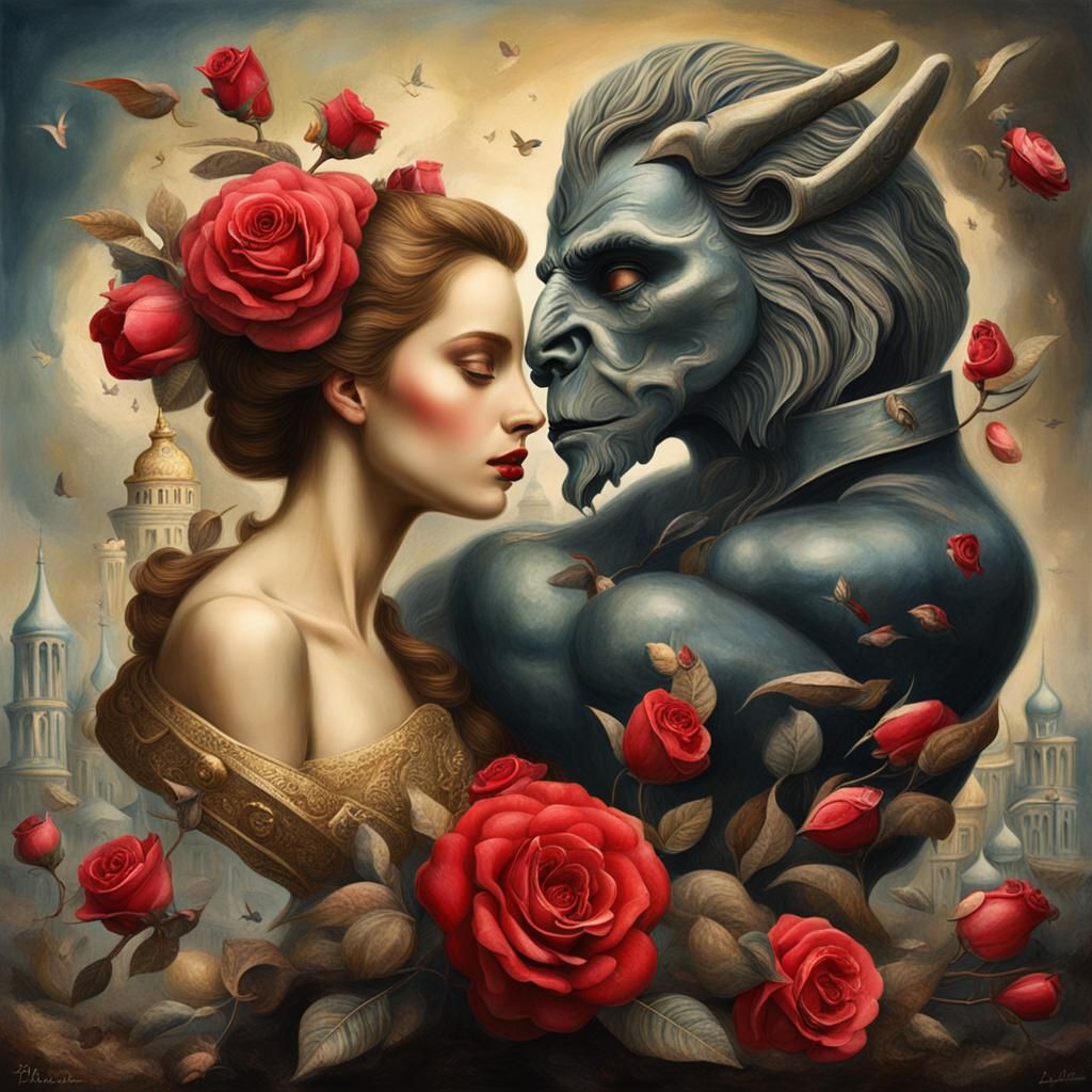 Beauty and the Beast as Surrealist Art