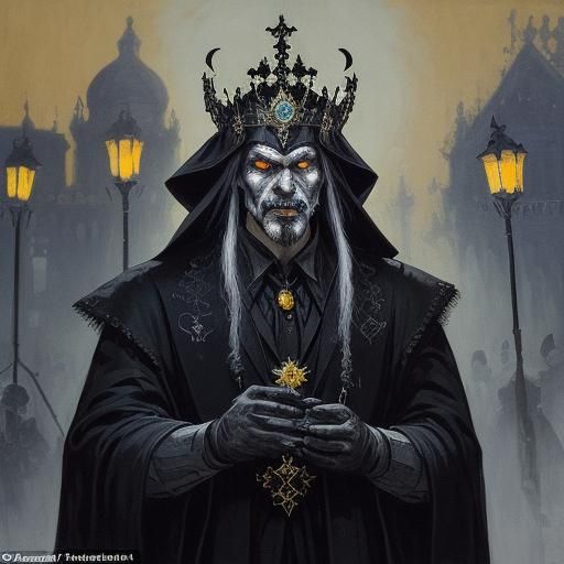 Fluorescent Vampire in Twilight: Avant-Garde Style