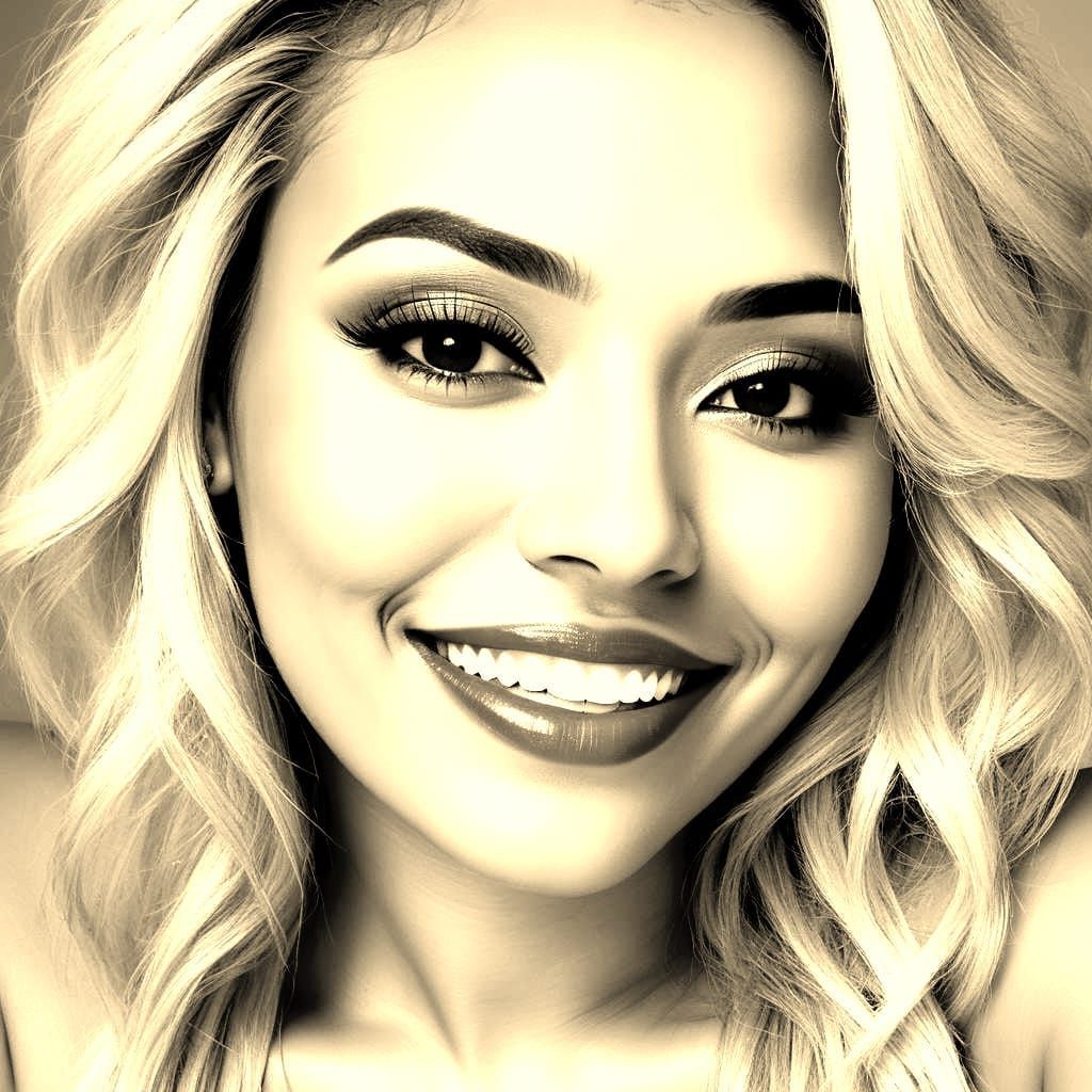 Empowered Taino Woman at the Caribbean Sea