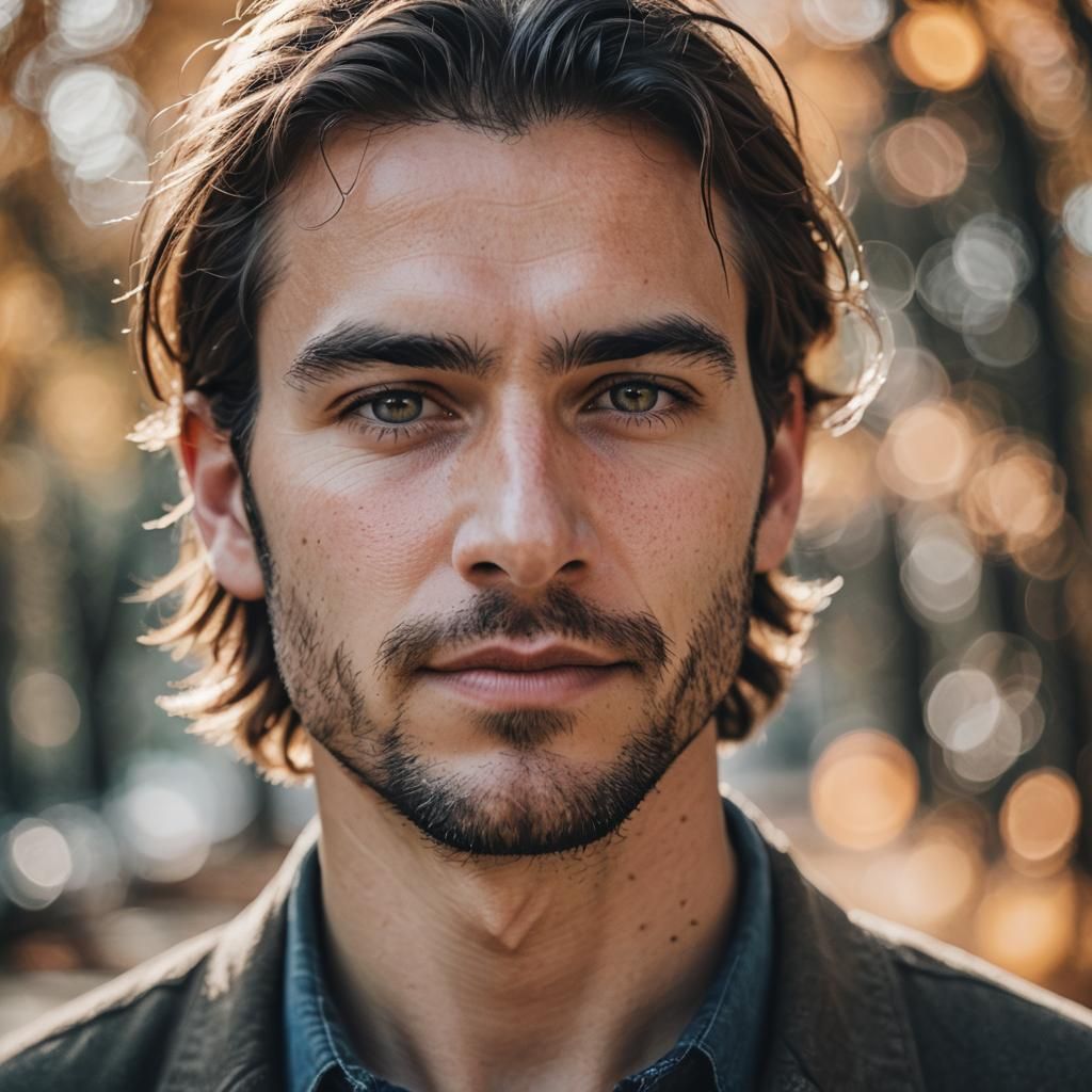 Confident Portrait Photography with Vibrant Colors