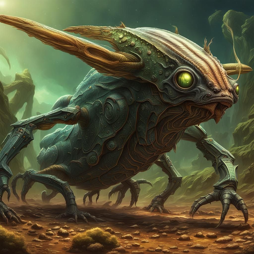 Alien Creatures on Exoplanet: Speculative Xenobiology Concep...