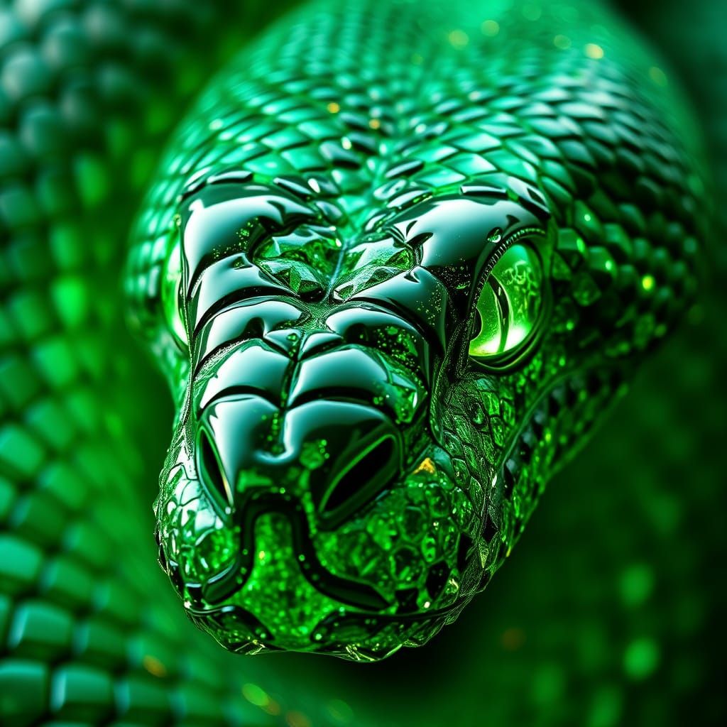 the green snake