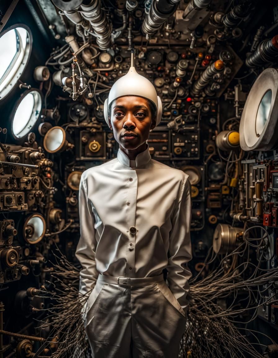 Surreal Spaceships Orbiting in a Magical Dreamscape