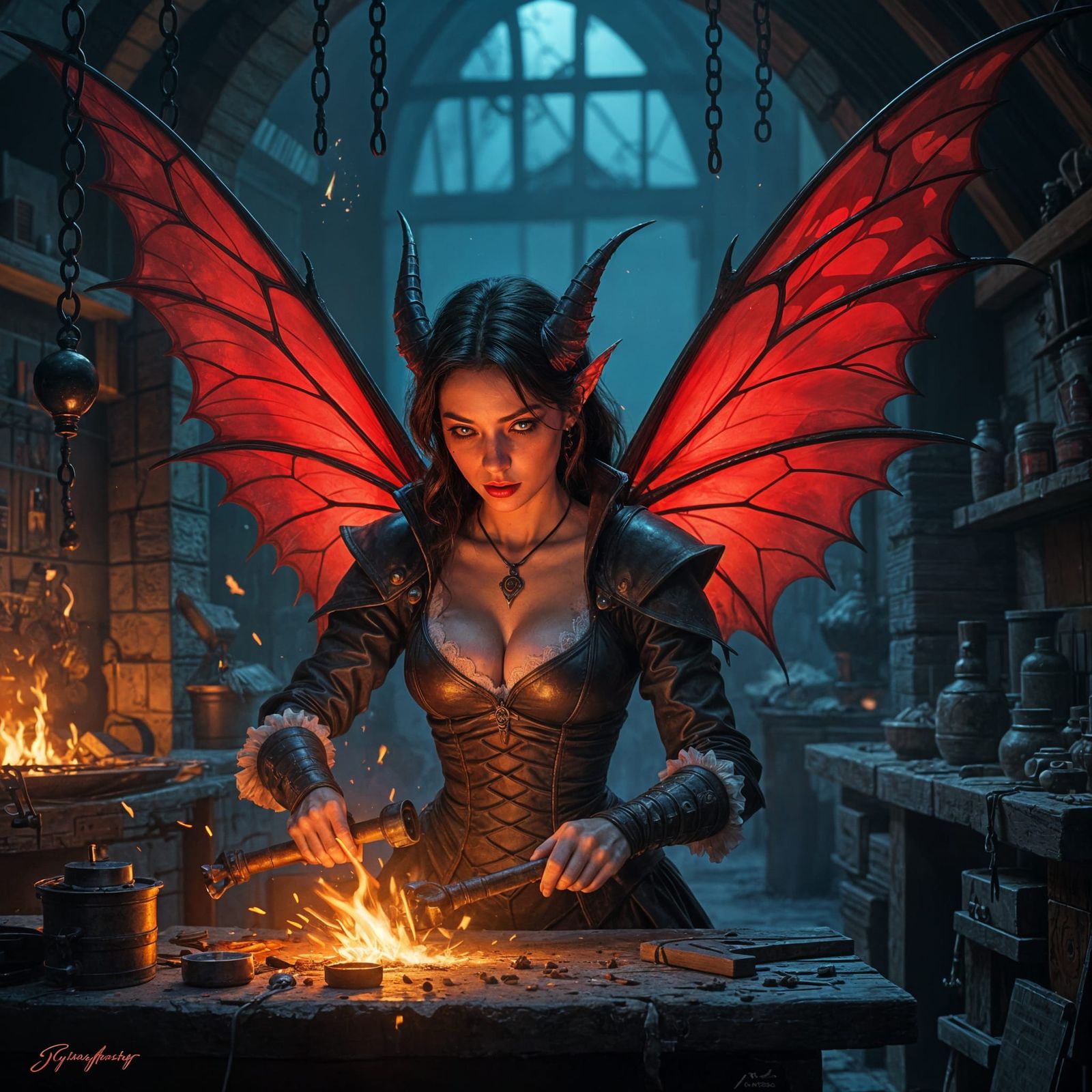 Vampiric Blood Fairy Forge Masterpiece