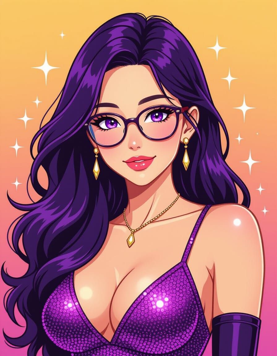 Tifa Lockhart as Kim Mi Jung in Vibrant Digital Art