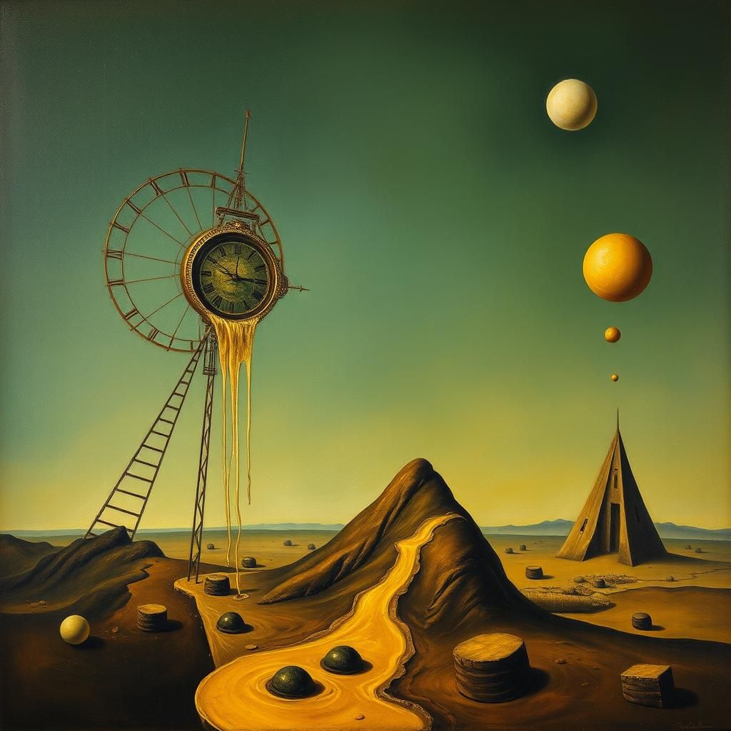 Pre-Raphaelite Surrealism: Submechanophobia in Melting Oil