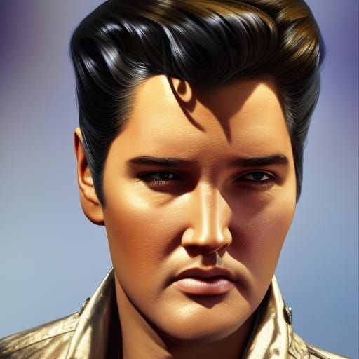 Elvis Presley Portrait in 1956 Memphis