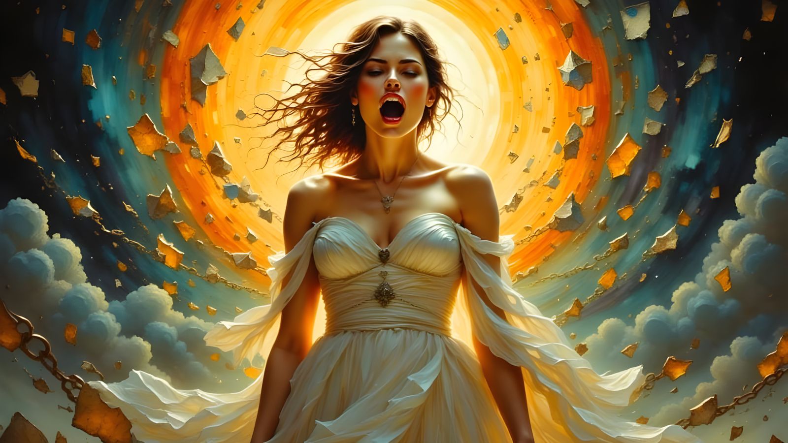 A Dark Fantasy Warrior Defies Shame and Fears with Unyieldin...