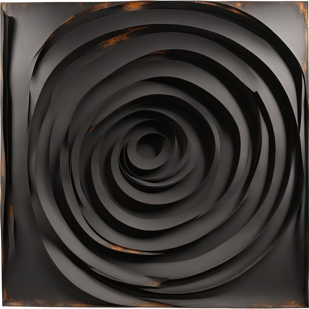 Minimalist Sculpture in Richard Serra Style