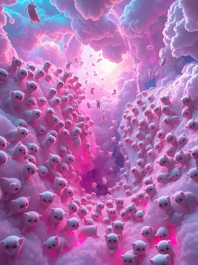 Kittens in Vibrant Cosmic Clouds