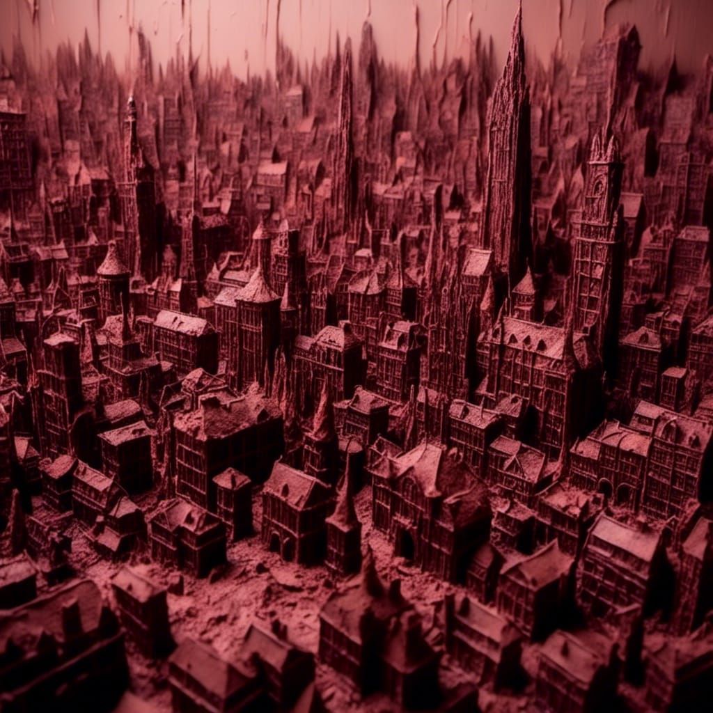 Chocolate Macabre Cityscape