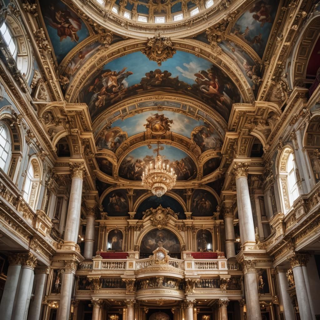 Majestic Roman-Inspired Theatre in the United Kingdom