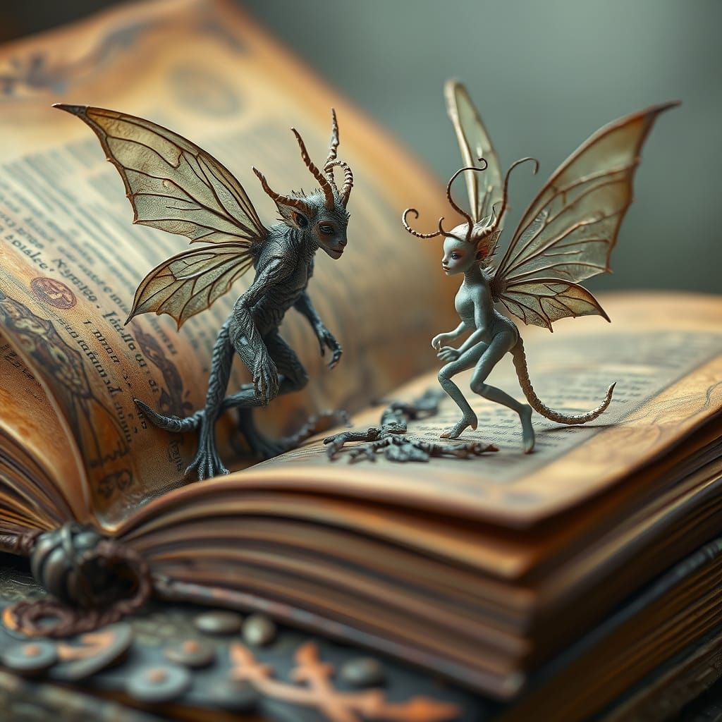 Mystical Storybook Creatures Unfold in Whimsical Wonder