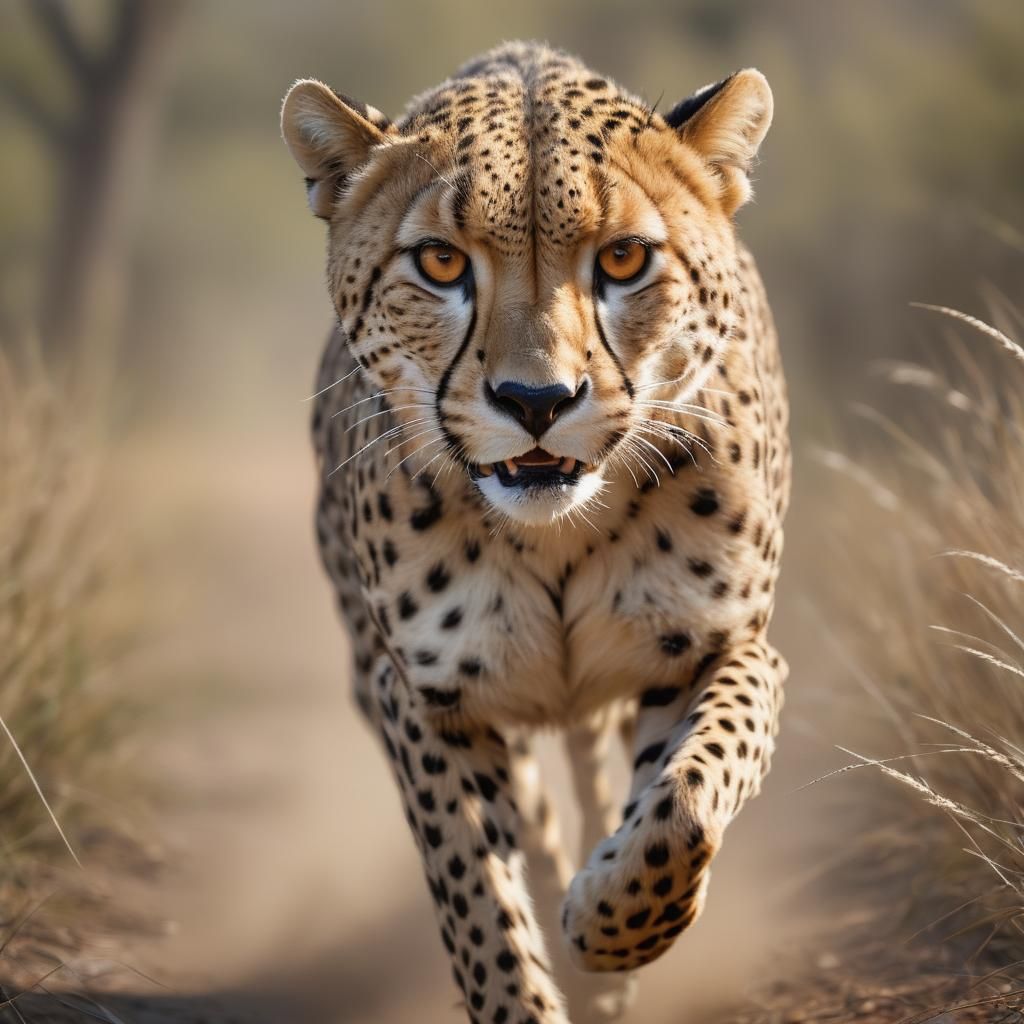 Cheetah Stalking