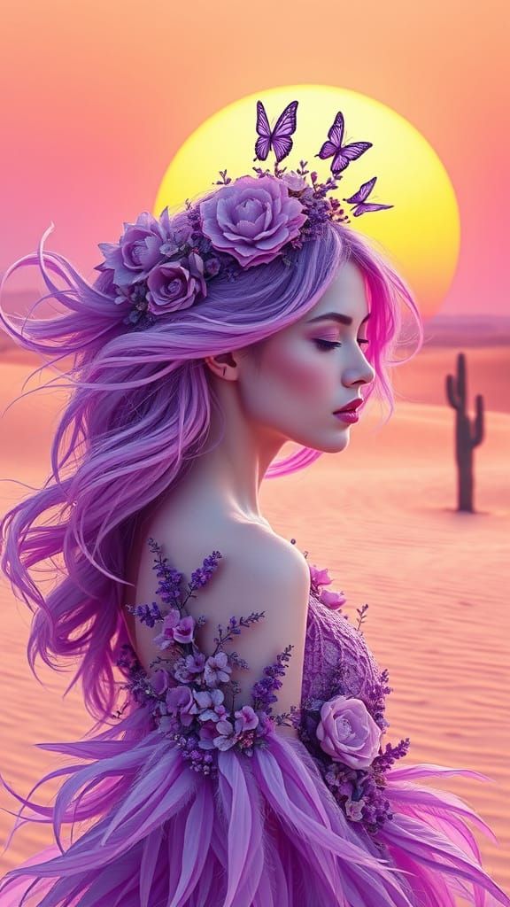 Lavender Wine in Desert 🌵