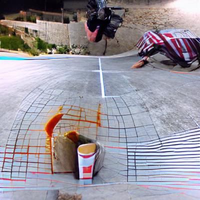 Abstract Multiverse Dream in Concrete Lines