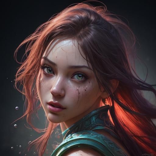 Hyperrealistic Portrait with Dramatic Lighting