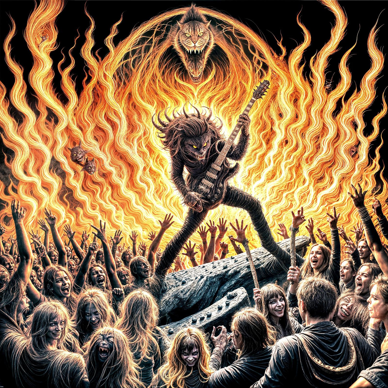 Nightmarish Underdark: Demons Rocking in Hell