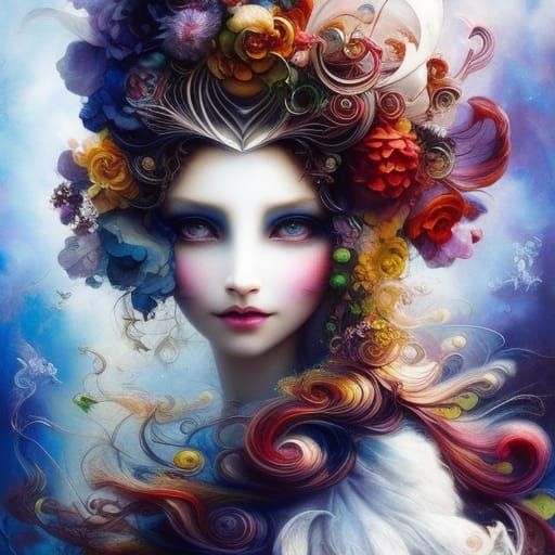 Wind Spirit in Fantasycore Style