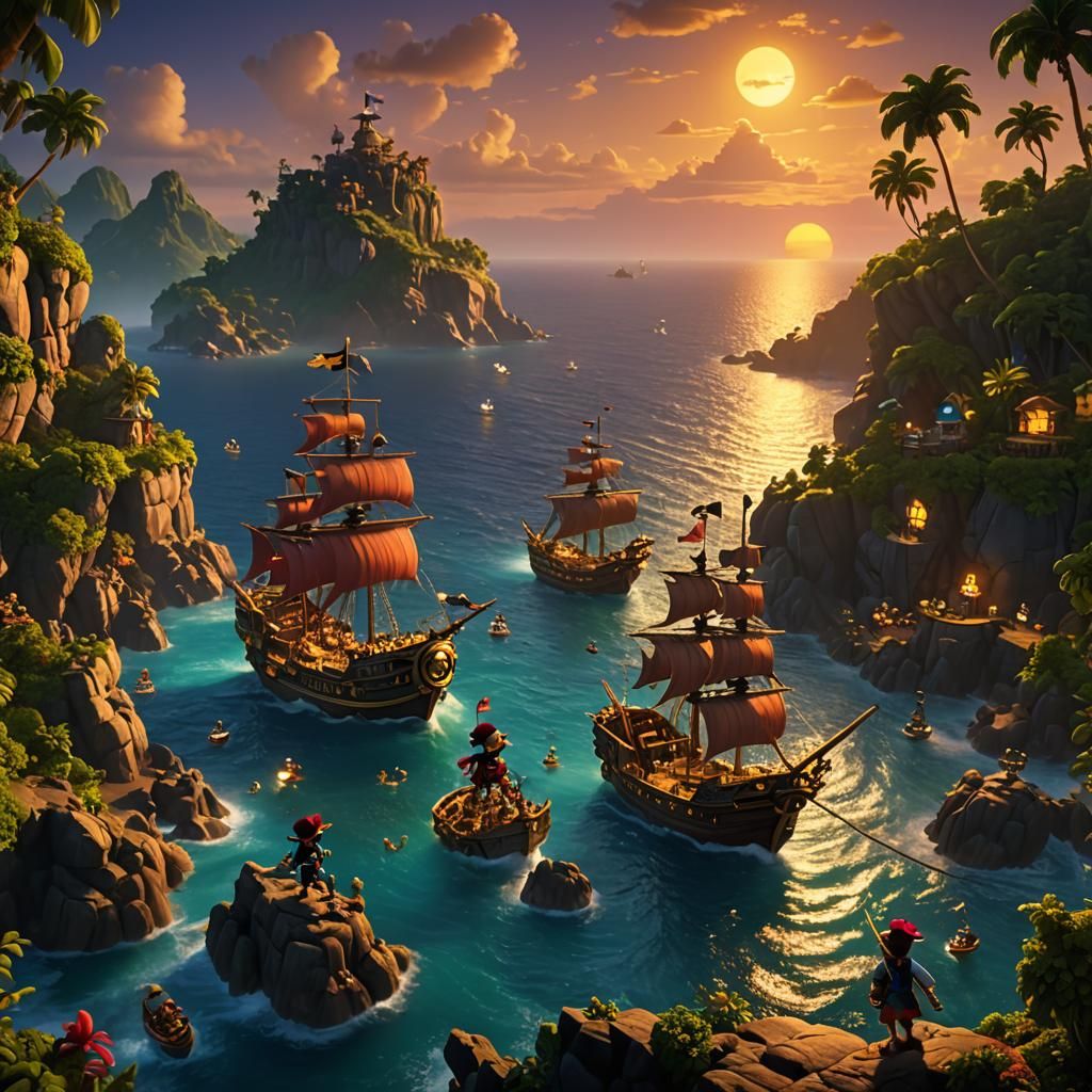Jake and the Neverland Pirates Sunset Voyage