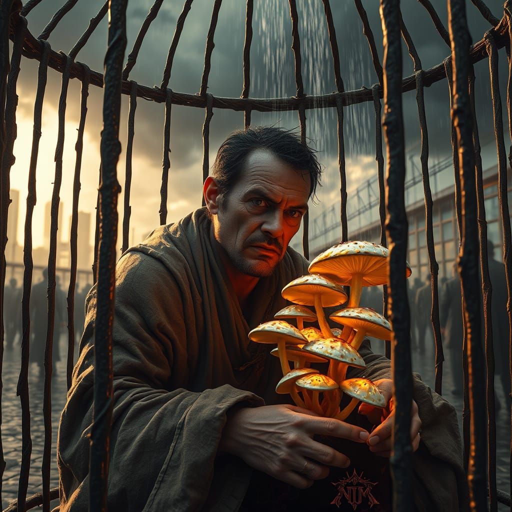 A Tormented Soul Trapped in a Cage of Despair