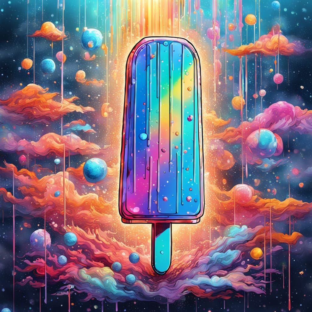 Cosmic Popsicle in Sizzling Holographic Bliss
