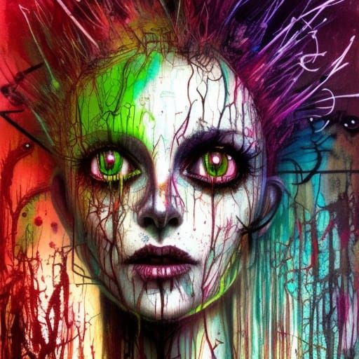 Biopunk Villain in Dystopian Post-Apocalyptic Setting