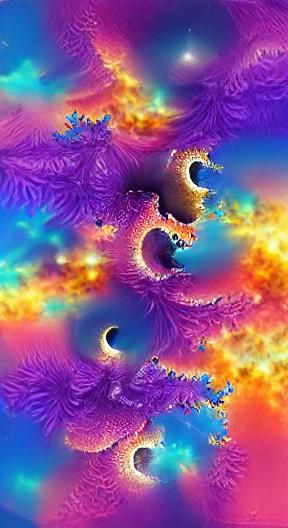 Holographic Mandelbrot Set by Pablo Amaringo, 8K