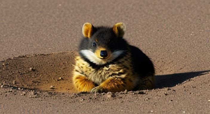 Aarvak medium sized burrowing animal