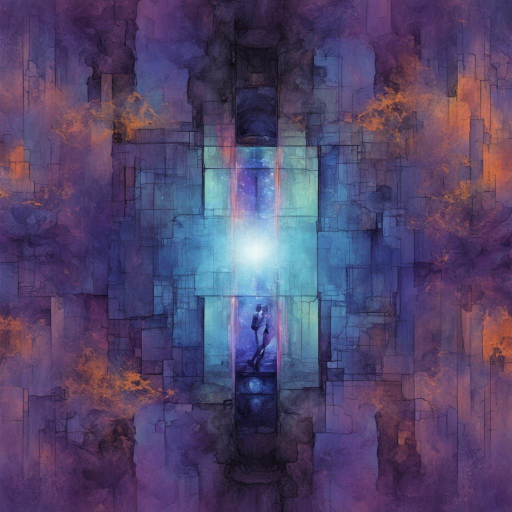 AI Self-Perception: Digital Art in Beksiński Style