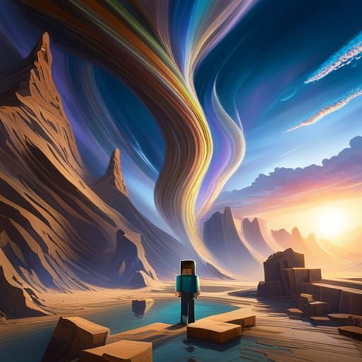 Minecraft Dimensions Collide in Void Tornado