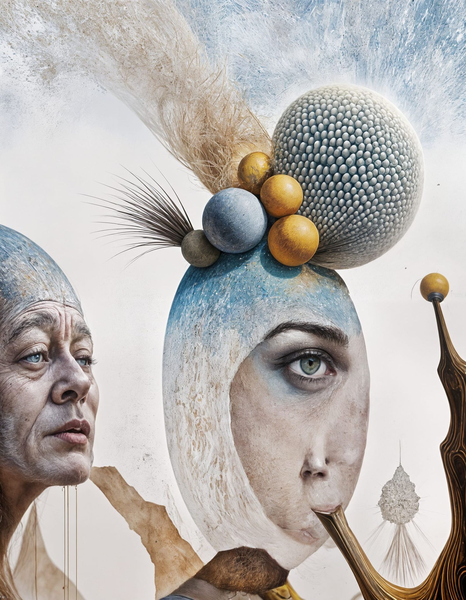 Abstract Organic Art with Magical Light