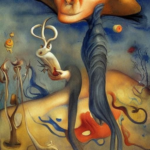 Rumpelstiltskin in Gouache Style: A Sinister Masterpiece