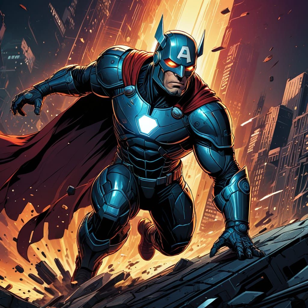 Captain Skatedreams2 Saves the Day with Heroic Shield Throw