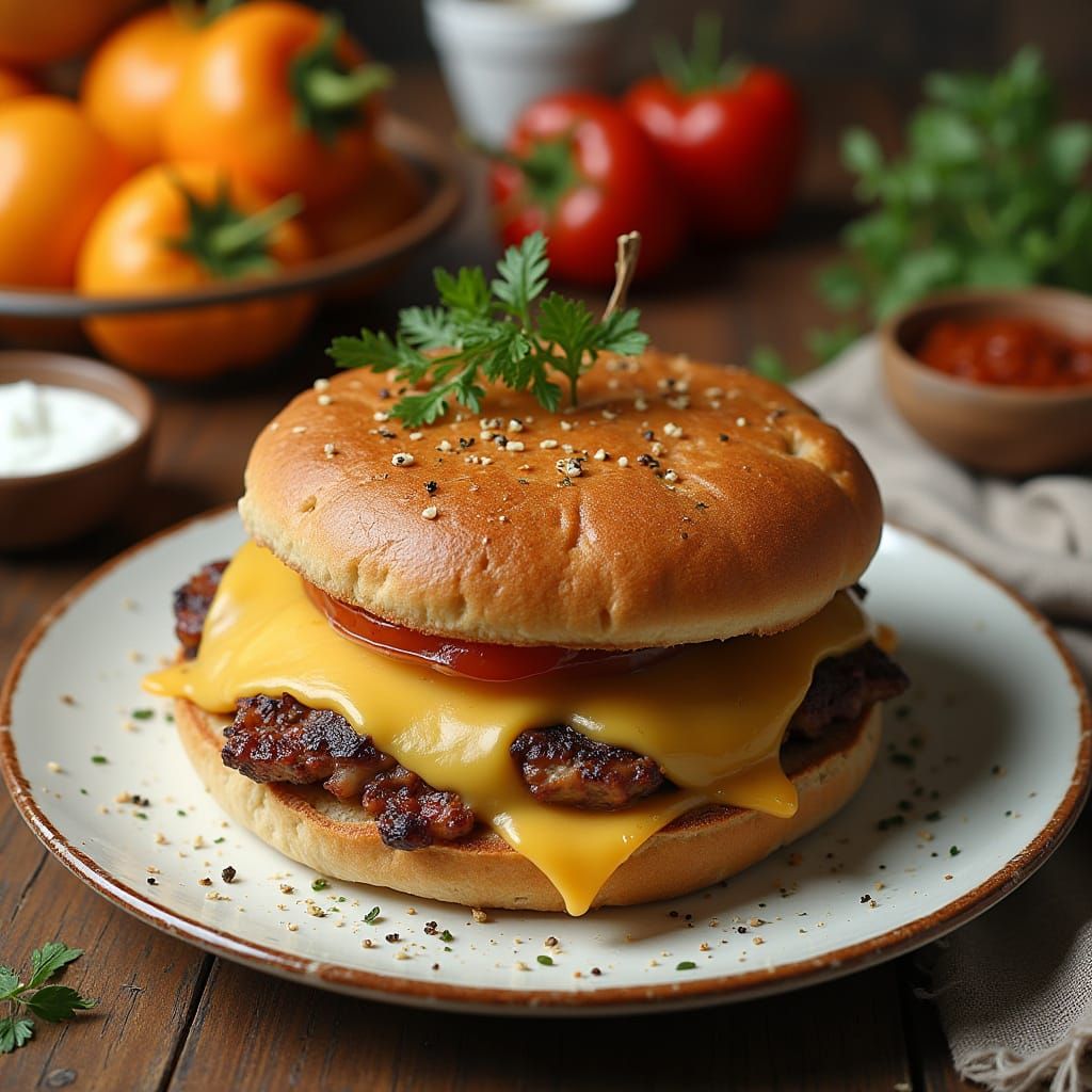 Culinary Delights in a Vibrant Palette