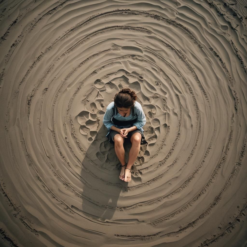 Woman in Summer Rain: Cinematic Film Still