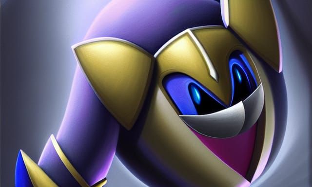 Ultra-Realistic Meta Knight Detailed Painting