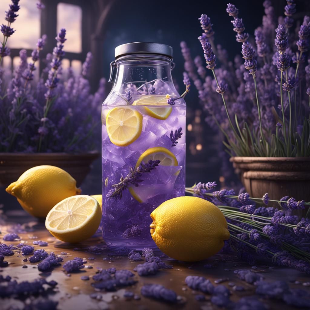 Fantastical Lavender Lemonade Concept Art