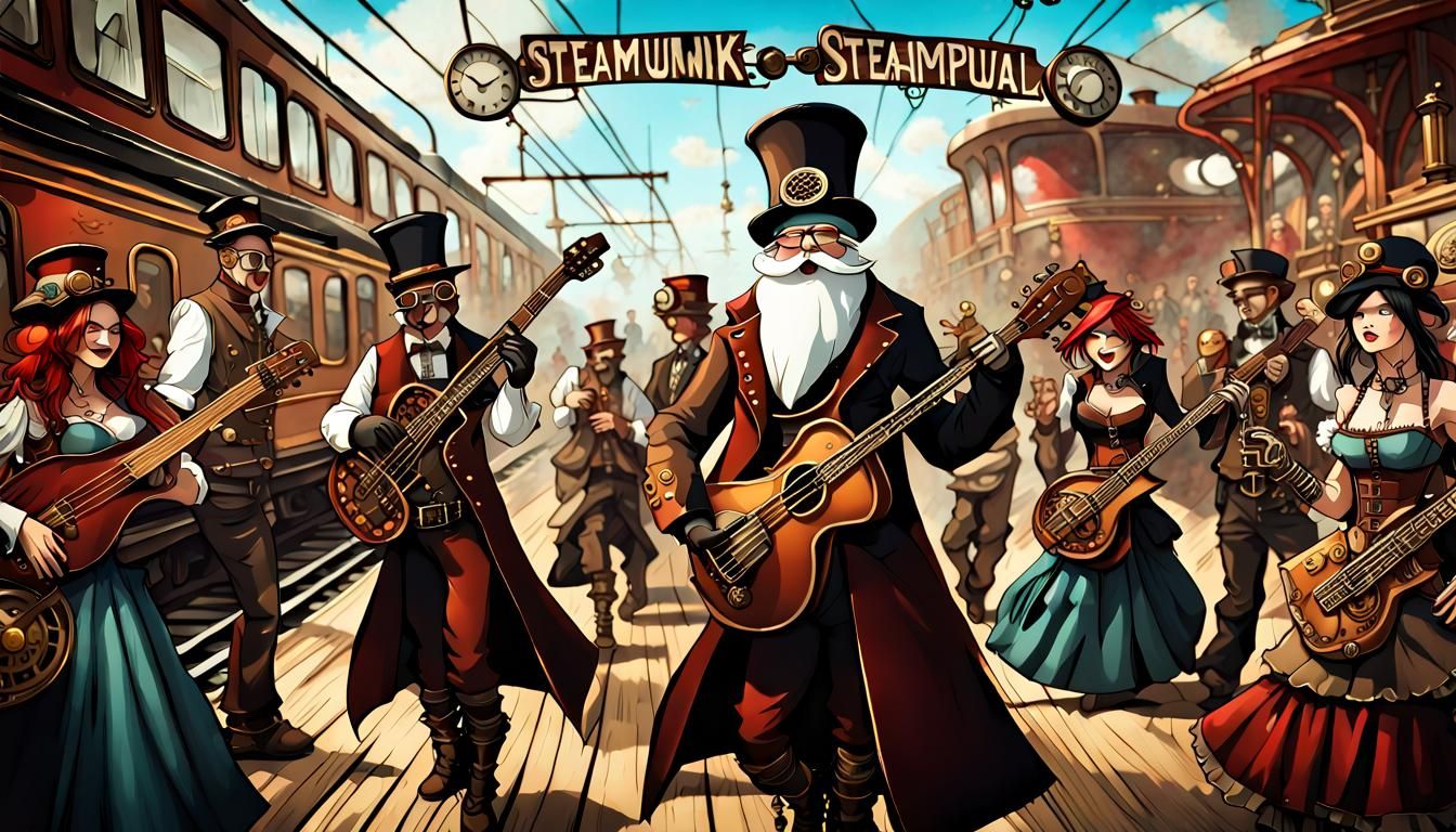 Steampunk Santa's Heavy Metal North Pole Festival