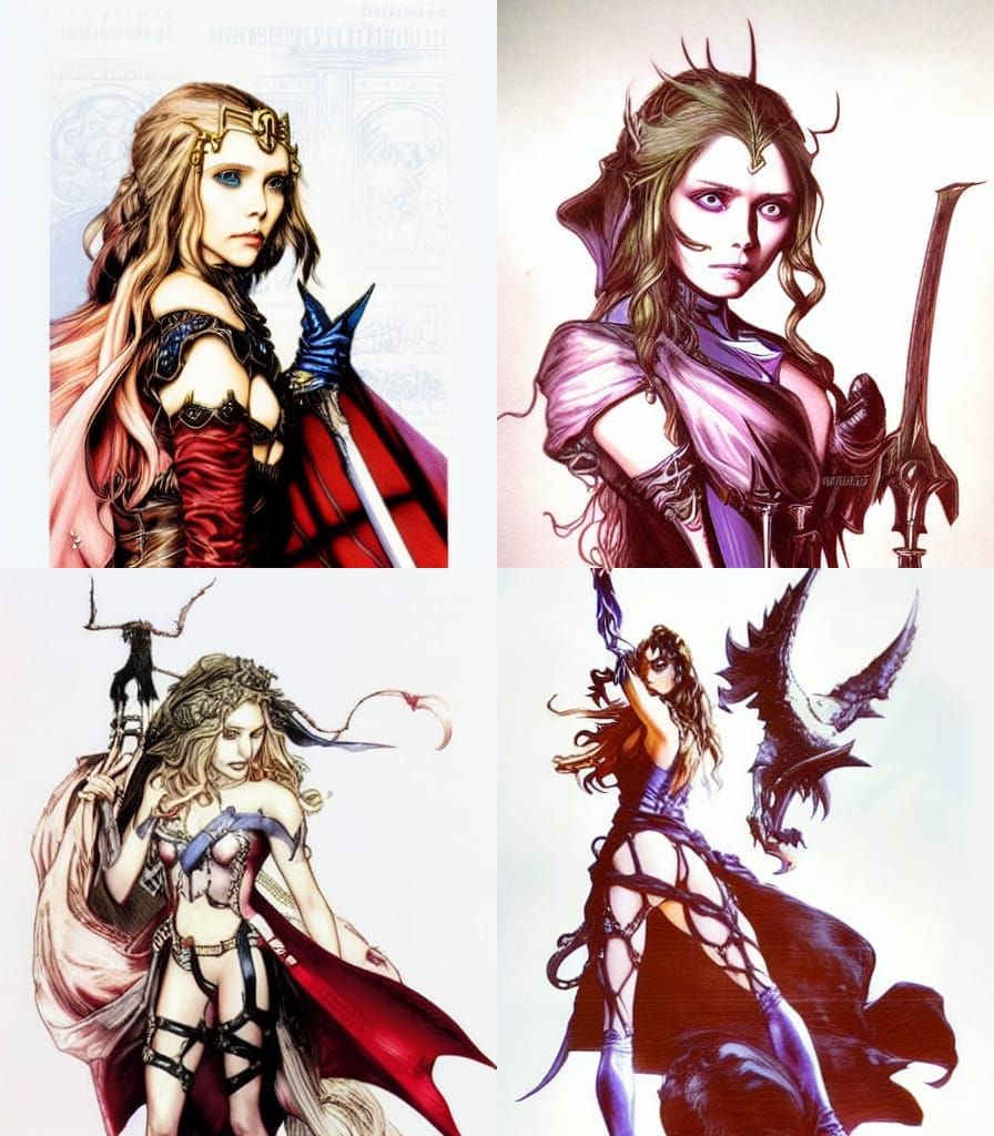 Elizabeth Olsen as Camilla: A Sinister Illustration