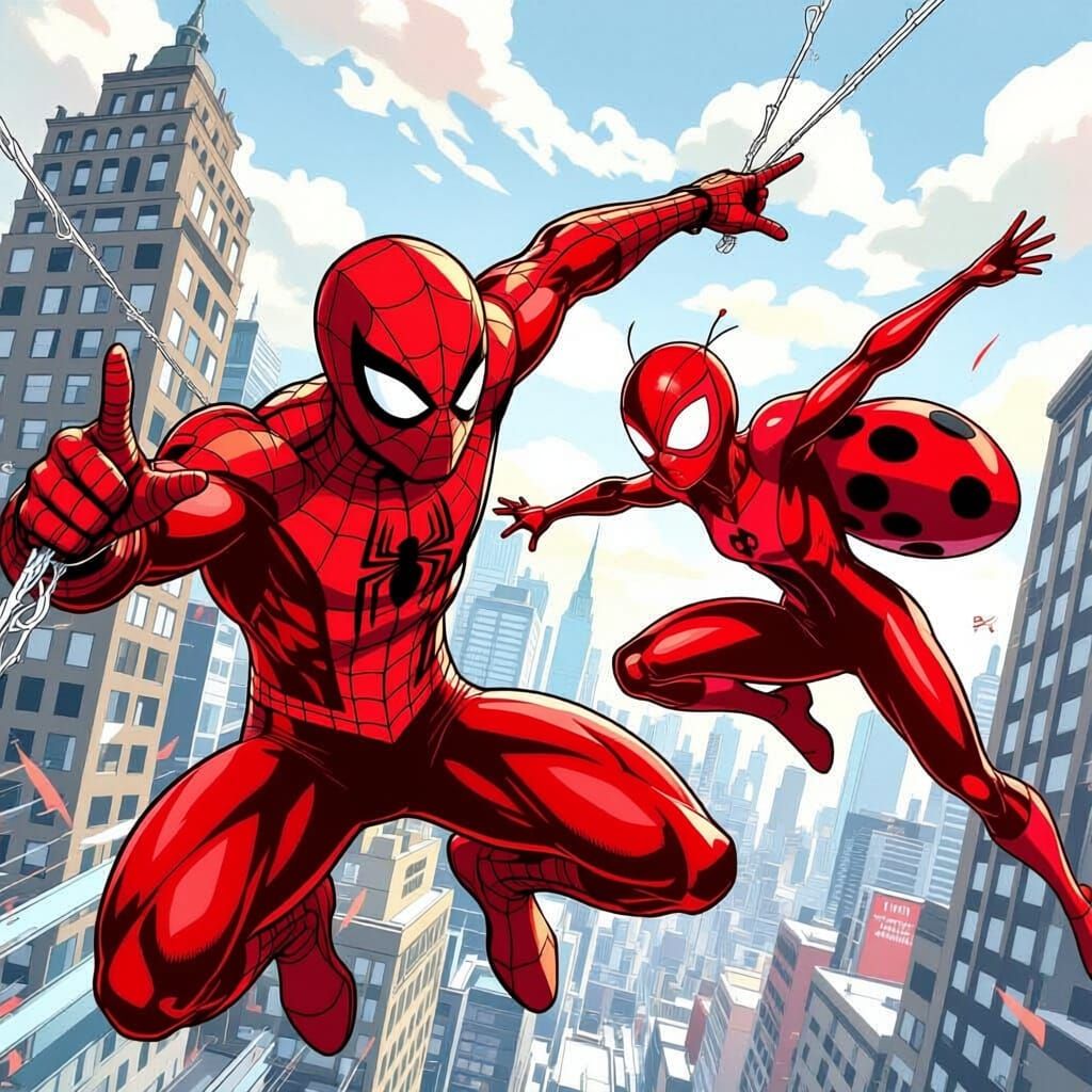 Spider-Man Versus Miraculous Ladybug