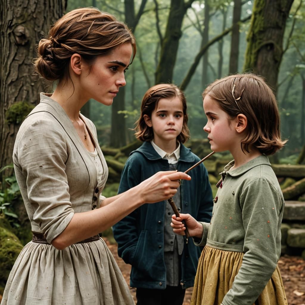 Emma Watson Teaches Daughter Magic with Wand