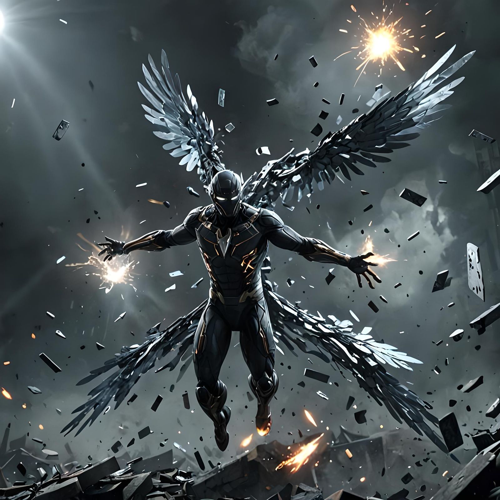 Chaotic Fusion: A Flying Being Emerges